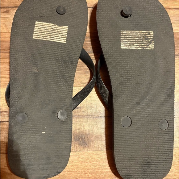 Fox Blue and Black Flip-Flops - Picture 2 of 3